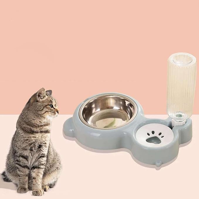1pcs Pet Dog Cat Bowl Fountain Automatic Food Water Feeder Container for Cats Dogs Drinking Pet Articles