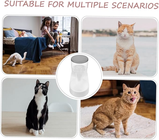 Totority 2pcs Automatic Feeder Water Dispenser No Spill Bowl for Cats Dogs Gravity Feeding Pet Feeder Bowl Dispenser
