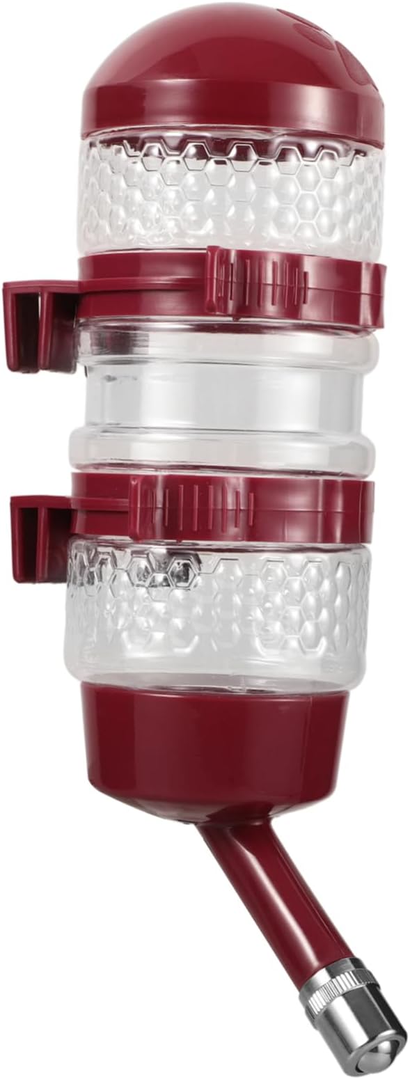 DECHOUS Hanging Water Bottle Dispenser Dog and Cat Feeder Pet Cage Accessory Automatic Pet Waterer for Healthy Drink
