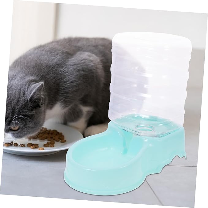Sturdy Pet Water Fountain Cat Dog Water Dispenser Feeder Bowl Easy to Fill