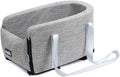 Dog Console Car Seat, Pet Car Booster Seat, Center Console Doggie Seat, Armrest Booster Seat, Travel Bags for Dogs Cats, Washable Dog Cat Booster Seat, for Dogs Cats Dog Car Seat Pet Supplies(Coffee)