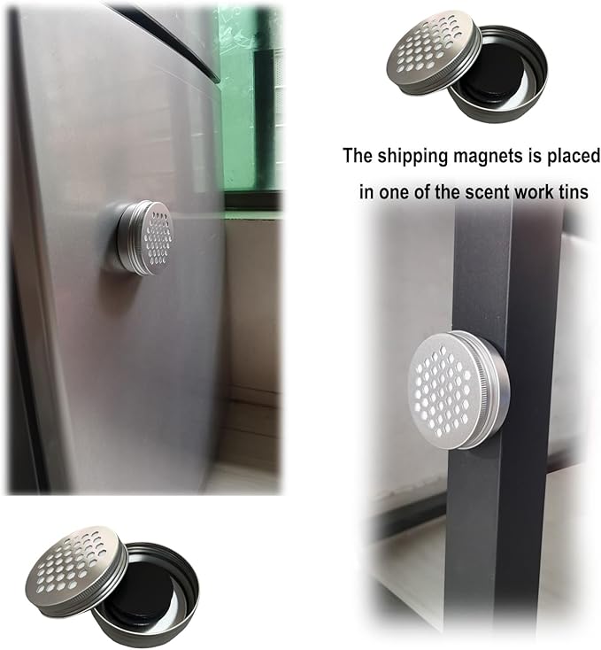 Nose Work for Dogs, Dog Scent Training Kit Magnetic Scent Work Tins Training Kits, Dogs Smell Training Kit Aluminum Cans with Lids, Dog Nose Work Containers (18 Pack)