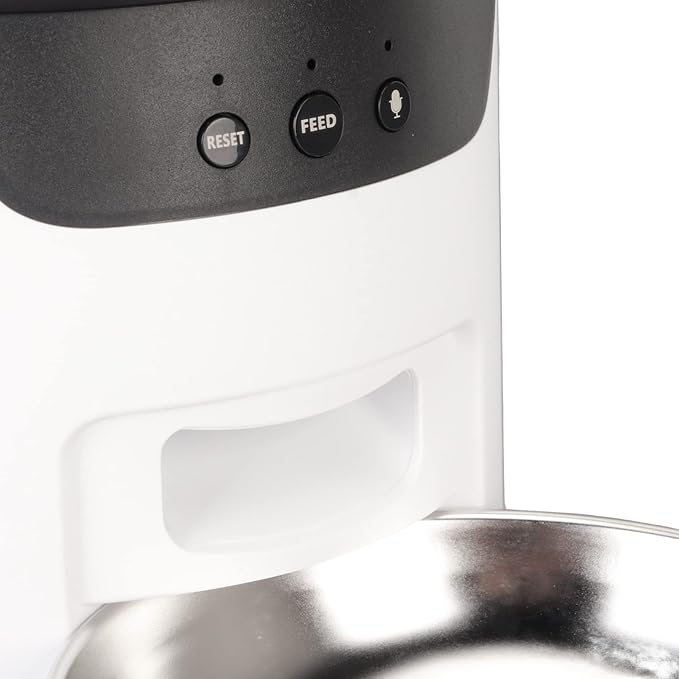 Auto Pet Food Dispenser, Automatic Cat Feeders, Automatic Cat Food Dispenser, Smart Automatic Cat Feeders with Voice Recorder APP Control for Cats Dogs