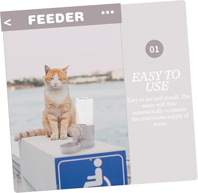 SUPVOX 3pcs Puppy Water Bottle Dog Water Dispenser Cat Hanging Feeder Auto-Fill Pet Bottle Easy to Use and Install