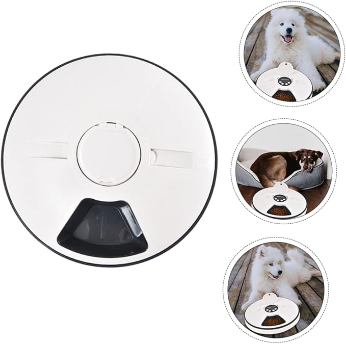 BESPORTBLE Automatic Dog Feeder Timing Detachable Storage Bowl Puppy Feeding Bowls for Dogs