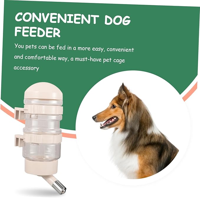 Automatic Dog Water Dispenser Stainless Steel Kitten Waterer Pet Water Bottle Feeder