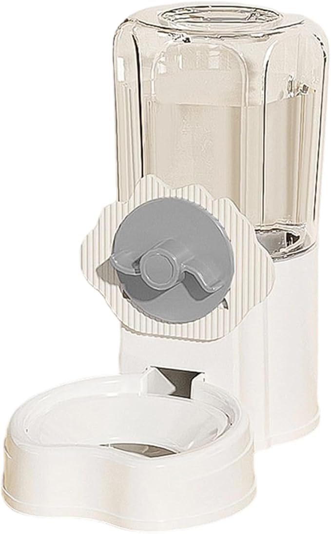 Automatic Pet Water Dispenser Food Feeder Leakproof Waterer Bowl with Easy Installation Screw Designs for Cage Use Pet Water Bowl