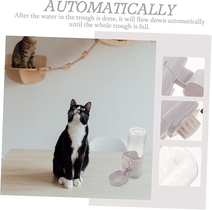 Healifty Automatic Hanging Pet Water Dispenser for Dogs and Cats Leak Resistant Water Bottle with Easy Installation Height Self Refilling Cage Mounted Feeder for Outdoor and Indoor Use