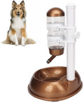 Pet Stand-Up Water Fountain - Multi-functional Dog Automatic Water and Food Feeder with Detachable Pole - Automatic Feeding