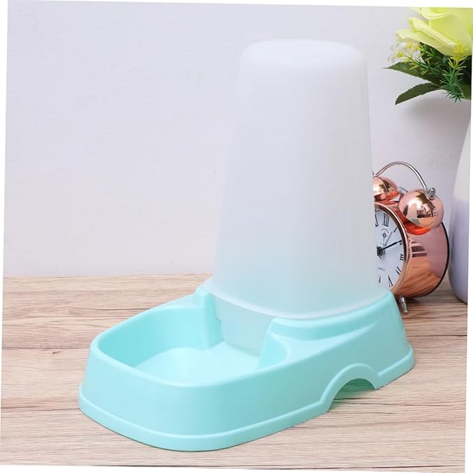 FRCOLOR 2pcs Automatic Pet Feeder Dispenser for Dogs and Cats Removable Washable Food Bowl Sky for Busy Convenient Dry Food Storage