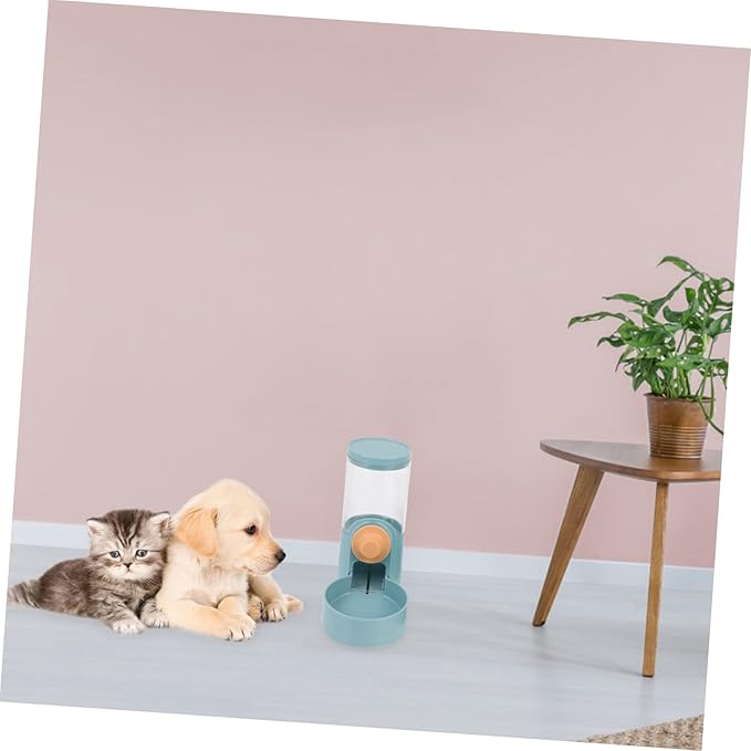 2pcs Hanging Automatic Pet Feeder and Water Dispenser for Cats and Dogs Prevents Spills Keeps Pets Hydrated and Fed Cages