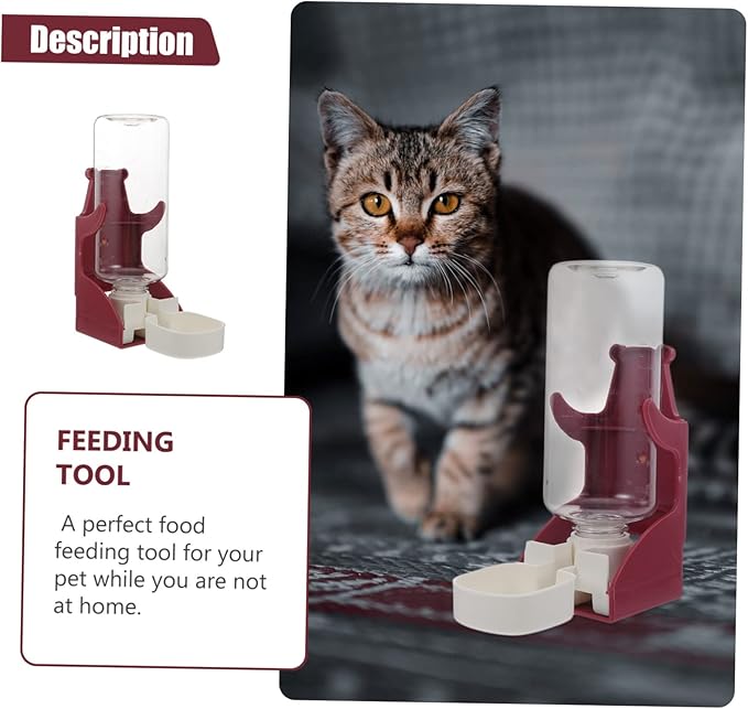 Happyyami Automatic Pet Water Feeder Hanging Water Container for Dogs Cats Rabbits and Animals Easy to Install Material