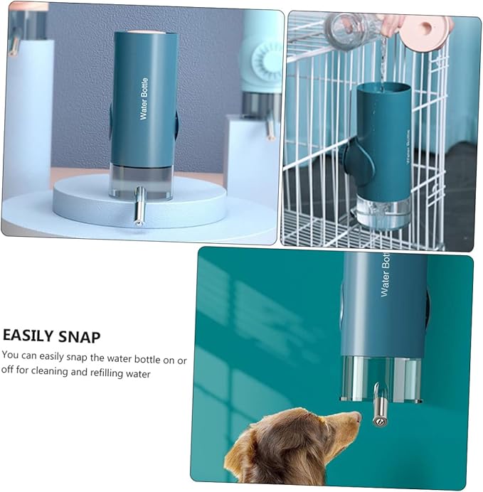 TOYANDONA Pet Water Dispenser Automatic Feeder for Dogs Safe Environmental Material Convenient Snap Design for Home Use for Single Multiple Pets