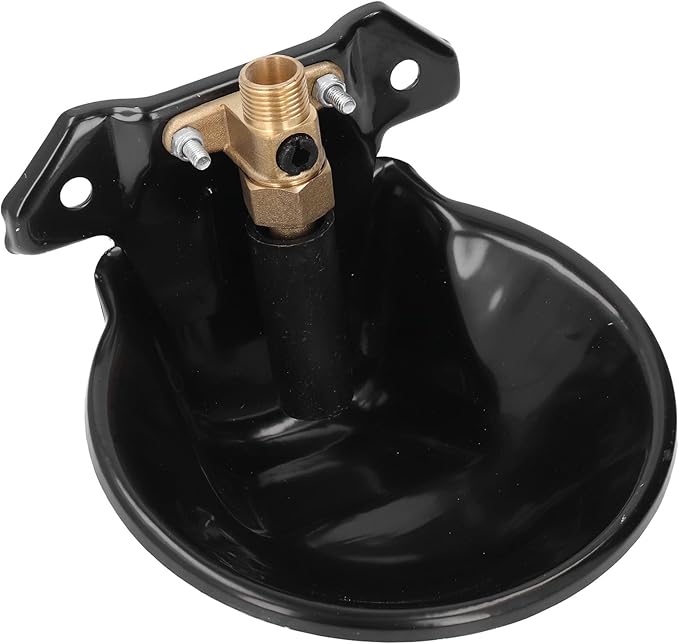 Goat Feeder, Automatic Water Bowl Farm Water Drinking Equipment with Copper Valve Goat Waterer Fountain Farm Feeding Water Bowl Automatic Water Dispenser for Dogs for Livestock