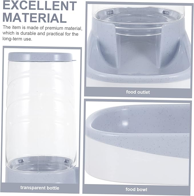VANZACK Dog Cat Feeder Practical Pet Food Dispenser 3.8l Automatic Feeder Food Container for Pet Animals