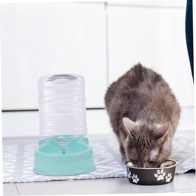 Sturdy Pet Water Fountain Cat Dog Water Dispenser Feeder Bowl Easy to Fill