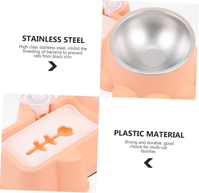 BESPORTBLE Multifunctional Dog Food Dispenser Water Container Automatic Pet Feeder for Home Use Easy to Fill Break Resistant and Cats