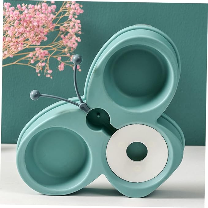 Convenient Automatic Pet Water Feeder Food Dispenser for Cats and Dogs Dual Bowl Design Non- Base and Pet Stores