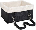 Dog Car Seat, Portable Foldable Pet Dog Booster Car Seat with Safety Rope,Cozy Pet Travel Carrier Cage for Small Dogs, Puppies, and Pets