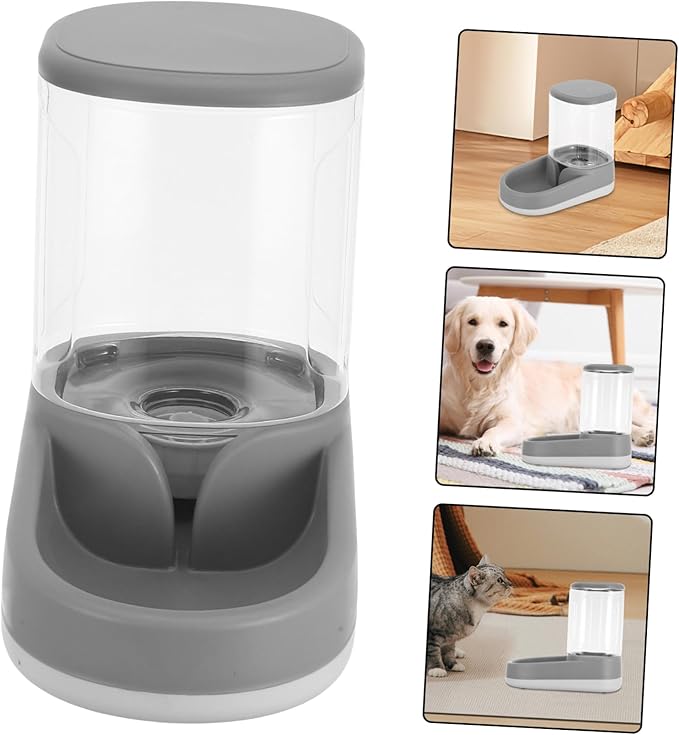 Milisten Pet Food and Water Bowl Automatic Feeder for Dogs Cats Storage Container Gravity Feeder Easy to Use