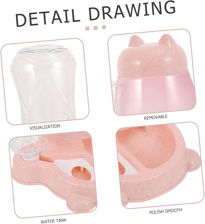 1pc Automatic Pet Water Dispenser Cat Feeder Compact Sturdy Design Non- Base for Dogs and Cats Prevents Spills for Home Use