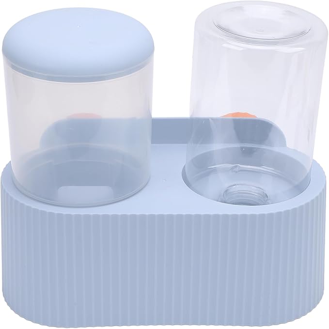 Automatic Pet Food Water Dispenser Set for Dogs Cats, Feeder and Waterer with Bowls, Hanging Food Water Dispenser Set, Efficient and Convenient, Suitable and