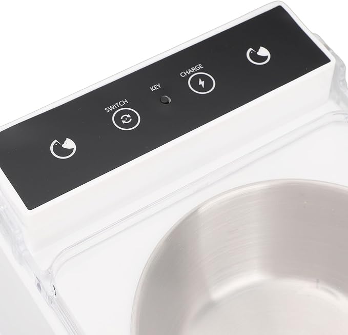 Automatic Cat Feeder, Raised Design Automatic Intelligent Cat Dog Feeder Bowl, Meal Timed Pet Feeder, Easy to Clean, Auto Feeder for Cats Small Dogs, Cat Pet Dispenser Bowl