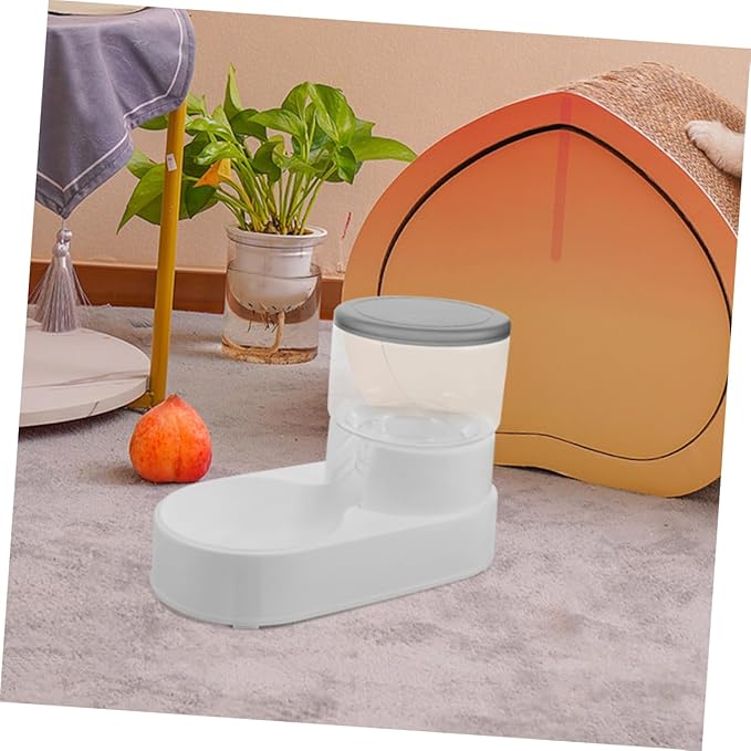 2pcs Multi-Purpose Dog Cat Automatic Feeder Water Dispenser Feeder Bowl