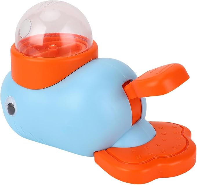 Brrnoo Interactive Feeder Toy for Dogs, Automatic Pet Food Dispenser Puzzle Toy with Training and Bonding Fun Large Capacity 8.46x4.52in (Blue)