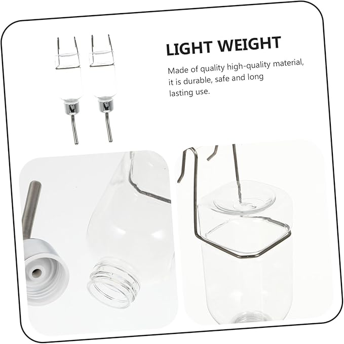 2 Pcs Pet Drinking Kettle Dog Water Bowl Dispenser Automatic Water Feeder for Home