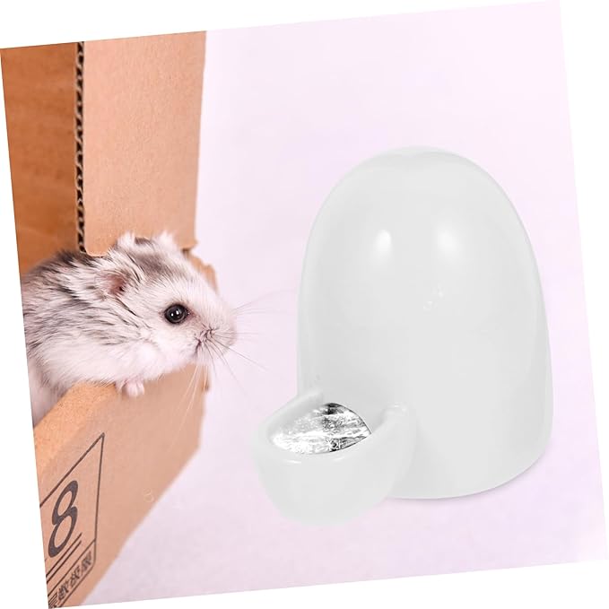 Automatic Pet Water Dispenser Small Pet Water Feeder Ceramic Drink Dish Leak-