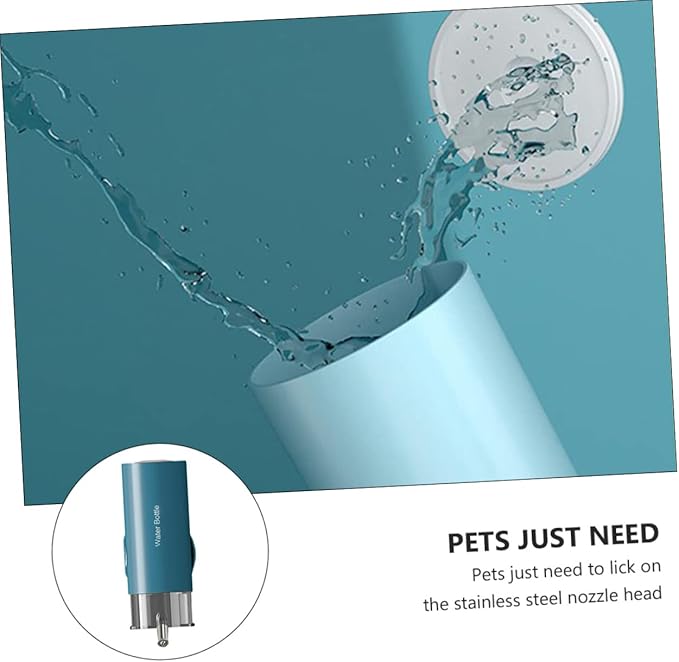 GALPADA Automatic Dog Water Dispenser Hanging Pet Waterer for Puppies Easy Installation with Nozzle Portable Design for Travel and Temporary Water Supply