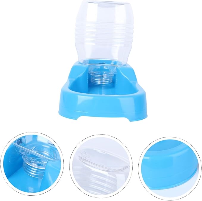 FRCOLOR 3pcs Pet Water Feeder Bowl Creative Drinking Tool for Dogs and Puppies Automatic Water Dispenser for Home and Pet Shops