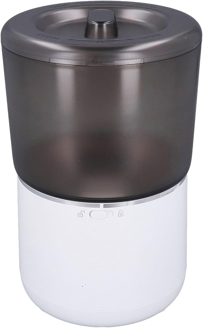 Automatic Pet Feeder, 4L Large Capacity Automatic Cat Feeder with Freshness Preservation Transparent Stainless Steel Smart Timed Cat Dry Food Dispenser for Cats Dogs (US Plug)