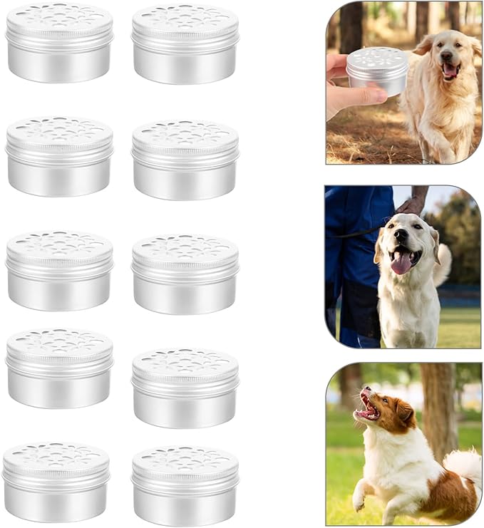 BESPORTBLE 10pcs Dog Scent Training Cases Holder for Nose Work Scenting Tool for Dogs for Behavioral Training and Engaging Pet Curiosity