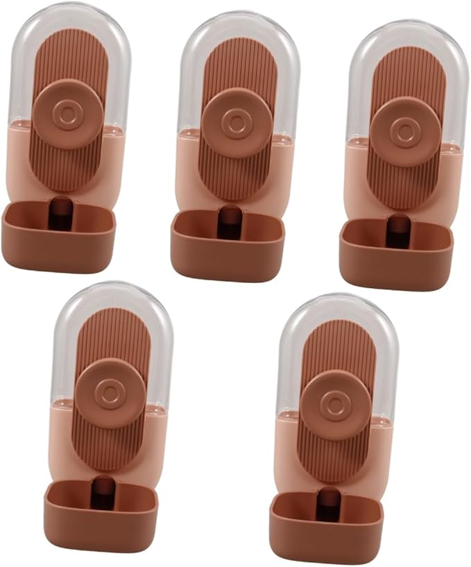 BESPORTBLE 5pcs Automatic Dog Waterer Pet Water Fountain Cat Feeder Dog Feeder Safe Light Dispenser for Crate