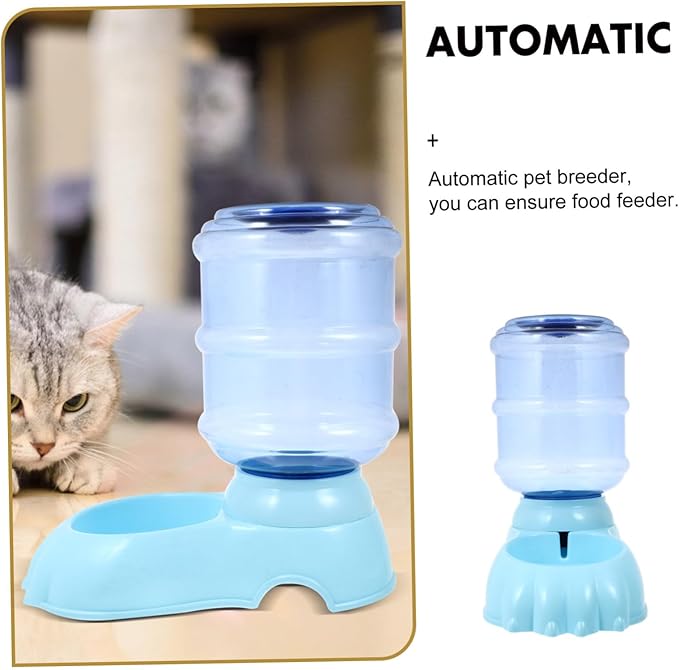 Dog and Cat Automatic Water Feeder Non-Slip Bowl for Pets Random Color