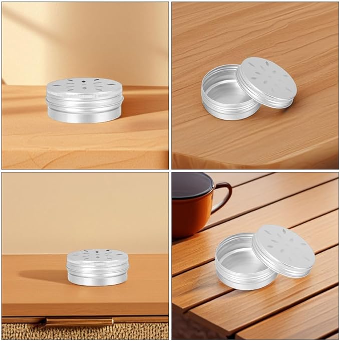 Mikikit 8Pcs Aluminum Dog Scent Training Box Durable Scent Detection Tins for and Home Use for Dog Training and Nose Work Reliable for Working Dogs