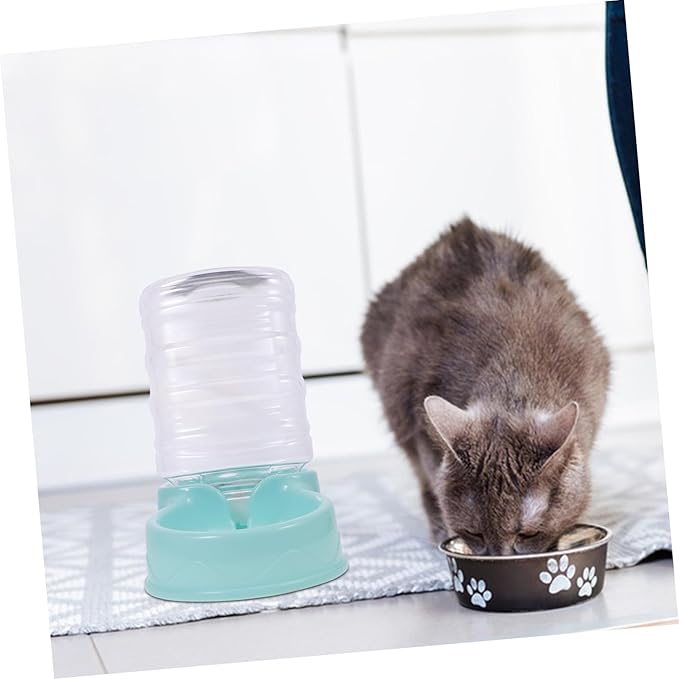 Automatic Pet Water Dispenser Feeder for Cats and Dogs Texture for Level Monitoring Lightweight and Break Design