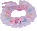 Lace Cute Cats Bandana Collar Rainbow Jewelry Dog Bibs Bows Pet Necklace Cute Kitty Puppy Accessories for Gifts