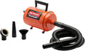METROVAC - Air Force Commander 2 Speed Model: AFTD-1 802 Watts - Dog & Cat Hair Blow/Dryer - Air Dryer for Long and Short Hair - Orange