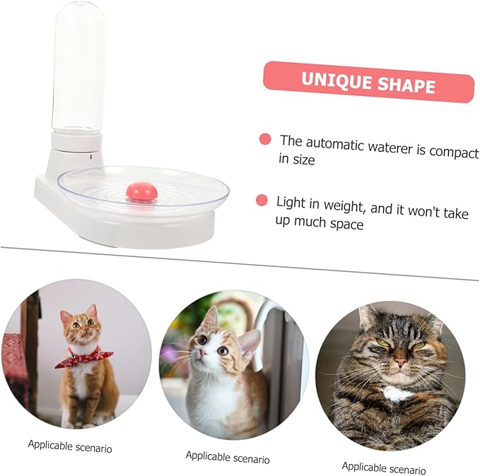 Generic Pet Waterer Automatic Water Dispenser for Dogs Cats Pet Drinking Machine Water Feeder