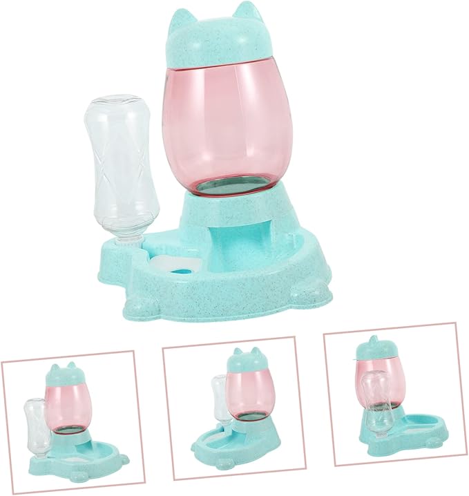 ERINGOGO Pet Bowl Feeder Automatic Drinking Fountain for Dogs and Cats Safe Sturdy and Pet Feeder