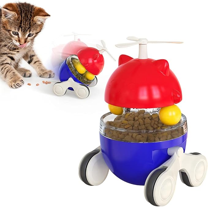 for Interactive Food Dispenser Automatic for Feeder Training Treat Adjustable Funny Pet Leaking Foo