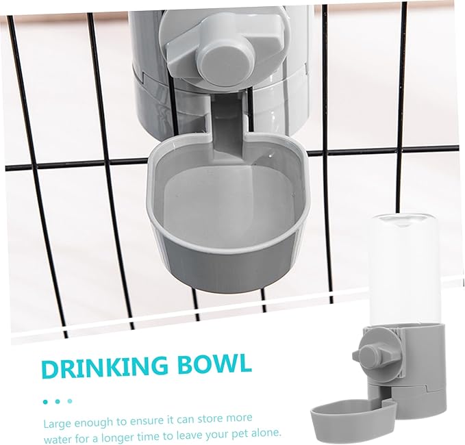 Hanging Water Feeder for Cats Dogs Automatic Pet Drinking Bowl with Bottle Design Easy to Clean Suitable for Rabbits and Animals for Busy Pet Owners