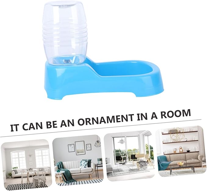 Angoily 3pcs Pet Water Feeder Bowl Creative Automatic Water Dispenser for Dogs and Puppies Safe Smooth Non-tip Design for Home and Pet Shops