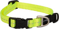 Reflective Dog Collar for Small Dogs, Adjustable from 8-13 inches, Yellow