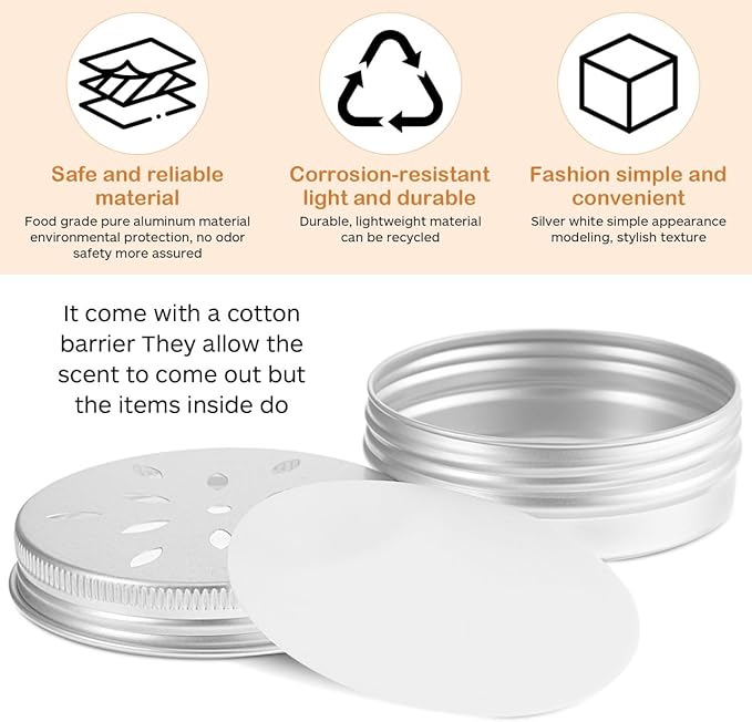 BESPORTBLE Dog Scent Work Tins: 10Pcs Dog Scent Training Box Dog Nose Work Containers, Smell Training Canisters Aluminum Tin Cans for Pet Dogs Training