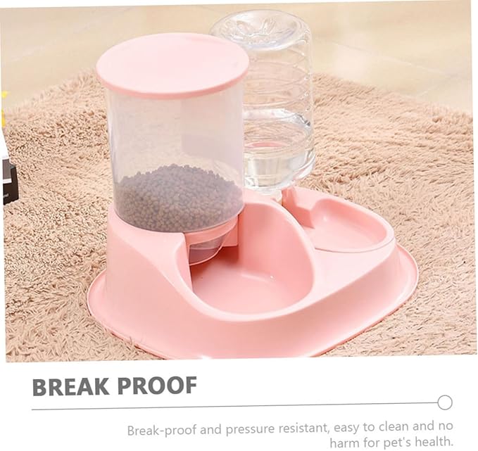 BESPORTBLE Automatic Cat Dog Feeder Large Capacity Food Water Dispenser Easy Clean Portable Pet Care