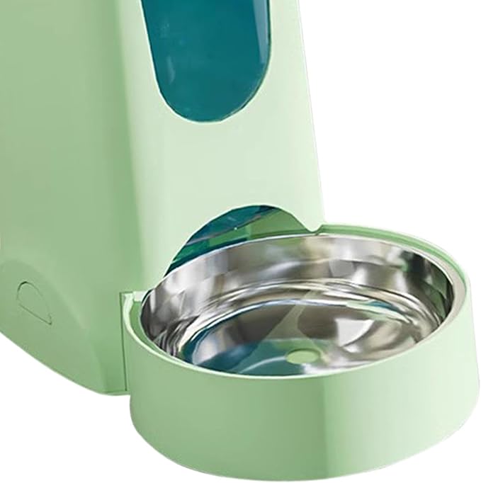 Automatic Pet Water Dispenser, Water Drinker Leakproof Dog Water Bottle Large Pet Water Fountain Water Feeder for Cats Dogs, Green